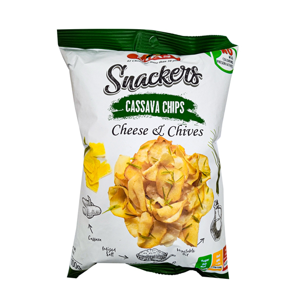 Noas Cassava Chips Cheese & Chives 100G - NOAS - Snacks - in Sri Lanka