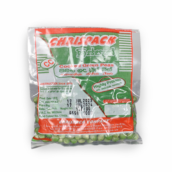 Crispack Greenpeas 100G - CHRISPACK - Processed/Preserved Vegetable & Fruit - in Sri Lanka
