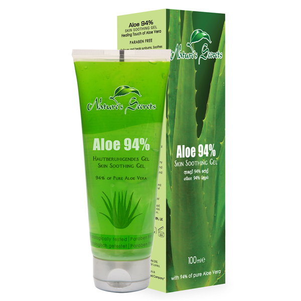 NATURE'S SECRET SKIN SOOTHING GEL ALOE 96% ORGANIC 100ML - NATURE'S SECRETS - Facial Care - in Sri Lanka