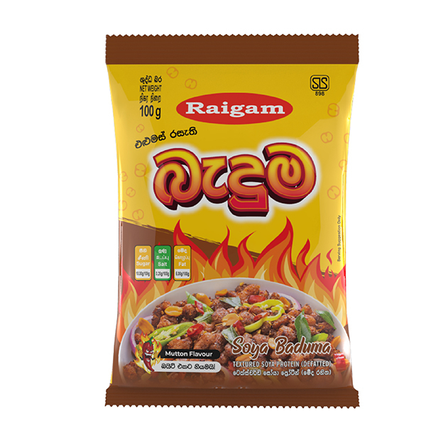 Raigam Baduma Mutton Soya 100G - RAIGAM - Processed/ Preserved Vegetables - in Sri Lanka