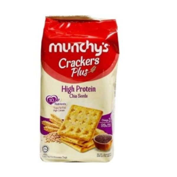 Munchy'S Crackers Plus High Protein Chia Seeds 300G - MUNCHY'S - Biscuits - in Sri Lanka