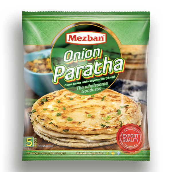 Mezban Onion Paratha 400G 5Nos - MEZBAN - Frozen Rtc Snacks - in Sri Lanka