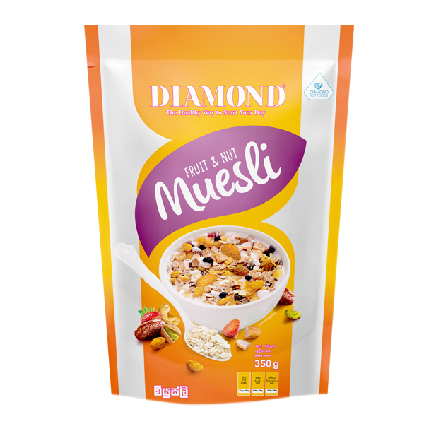 Diamond Fruit & Nut Muesli 350G - DIAMOND - Cereals - in Sri Lanka