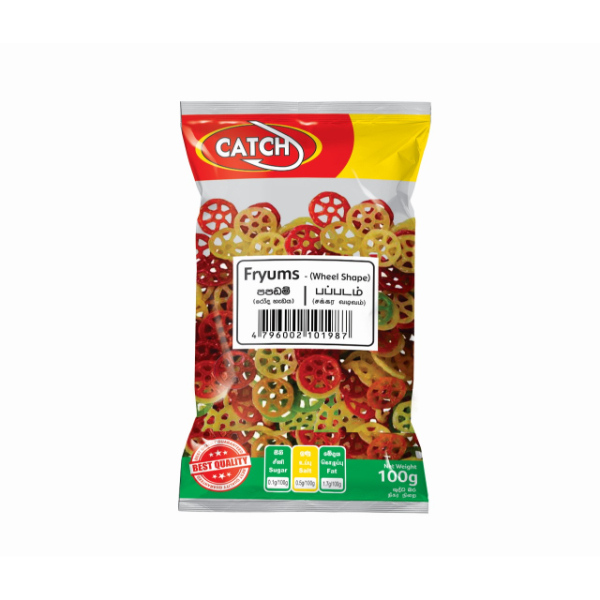 Catch  Wheel Shape Papadam 100G - CATCH - Condiments - in Sri Lanka