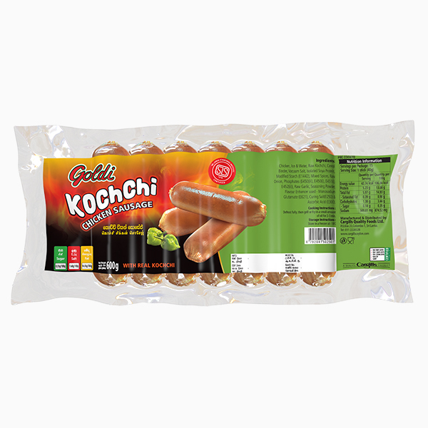 Goldi Kochchi Sausage 600G - GOLDI - Processed / Preserved Meat - in Sri Lanka