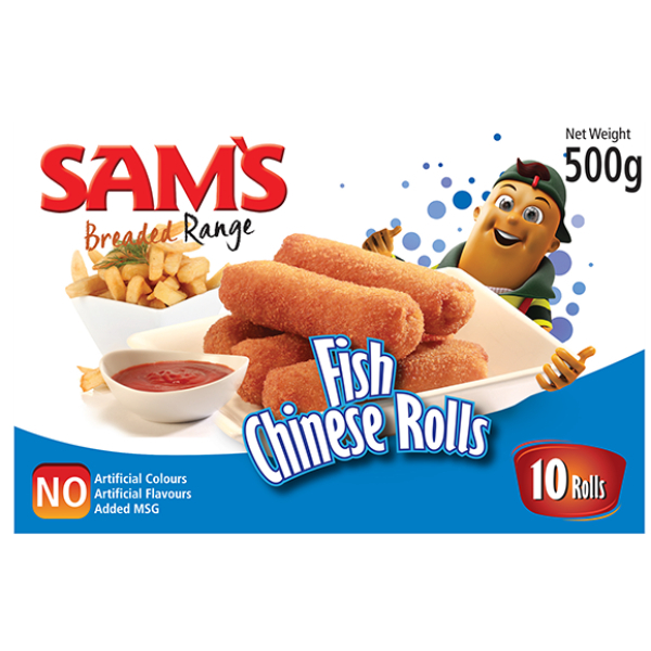 Sams Fish Chinese Roll 500G - SAM'S - Frozen Rtc Snacks - in Sri Lanka
