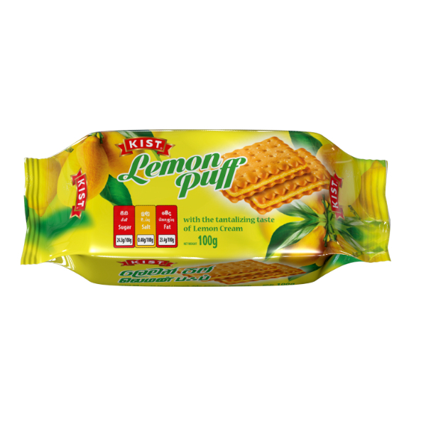 Kist Lemon Puff 100G - KIST - Biscuits - in Sri Lanka