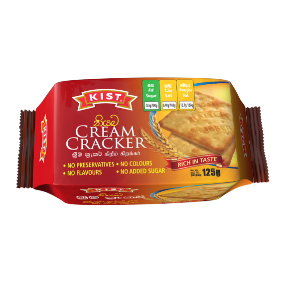 Kist Niyama Cream Cracker 125G - KIST - Biscuits - in Sri Lanka