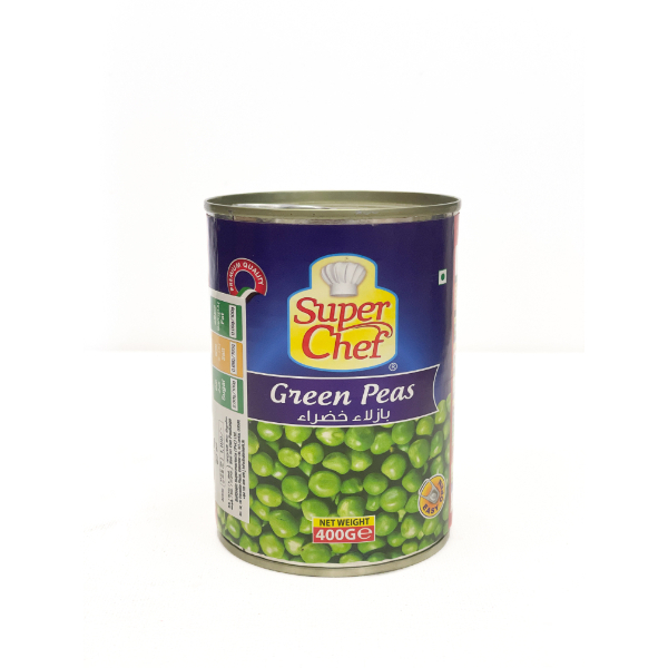 Super Chef Green Peas 400G - SUPER CHEF - Processed/ Preserved Vegetables - in Sri Lanka