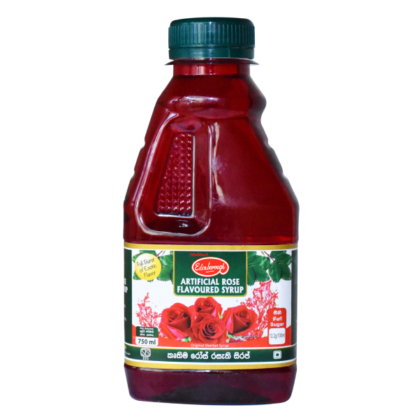 Edinborough Flavored Rose Syrup 750Ml - EDINBOROUGH - Concentrated Fruit Drink - in Sri Lanka