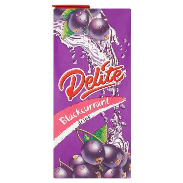 Delite Less Sugar Blackcurrant Drink 1L - DELITE - Juices - in Sri Lanka