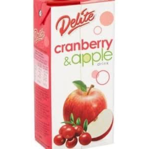Delite Less Sugar Cranberry & Apple Drink 1L - DELITE - Juices - in Sri Lanka