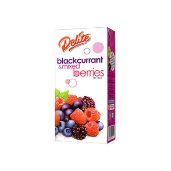 Delite Less Sugar Blackcurrant & Mixed Berries 1L - DELITE - Juices - in Sri Lanka