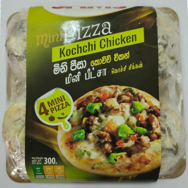 Sams Kochcchi Chicken Mini Pizza 300G - SAM'S - Frozen Rtc Snacks - in Sri Lanka