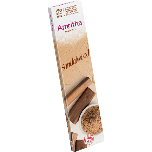 Amritha Sadalwood Incense Sticks 20 Sticks - AMRITHA - Essentials - in Sri Lanka