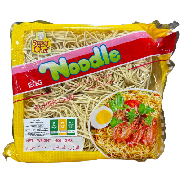 Super Chef Egg Noodles 400G - SUPER CHEF - Noodles - in Sri Lanka