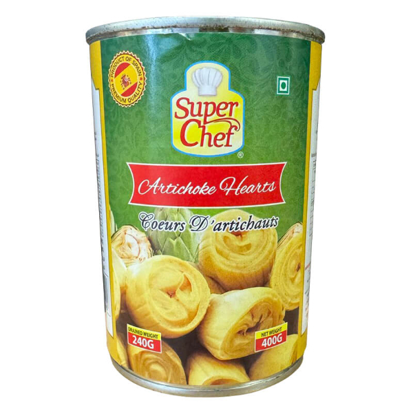 Super Chef Artichoke Hearts 400G - SUPER CHEF - Processed/ Preserved Vegetables - in Sri Lanka