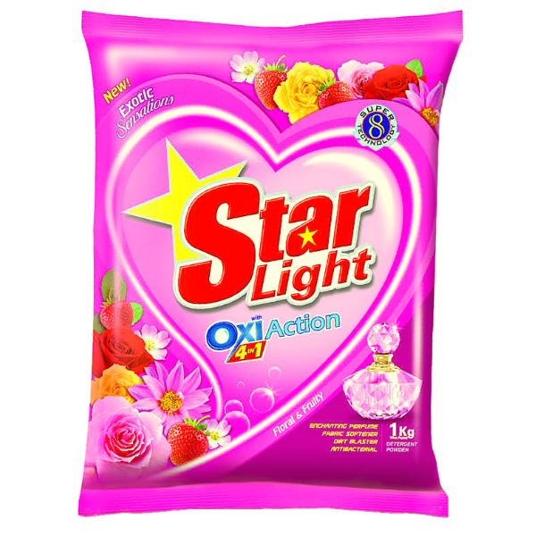 Starlight Floral & Fruity Washing Powder 1Kg  - STARLIGHT - Laundry - in Sri Lanka