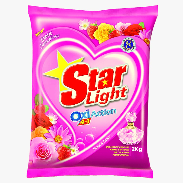 Starlight Garden Flowers Washing Powder 2Kg - STARLIGHT - Laundry - in Sri Lanka