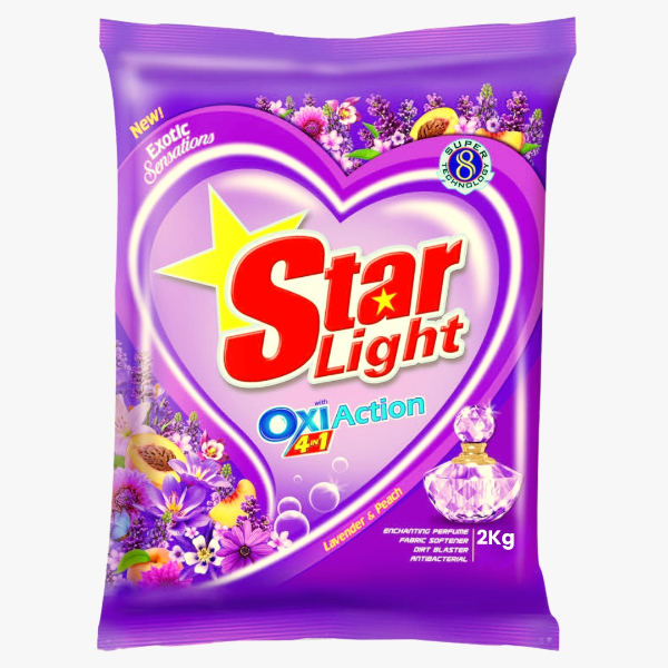 Starlight Lavender Flowers Washing Powder 2Kg - STARLIGHT - Laundry - in Sri Lanka