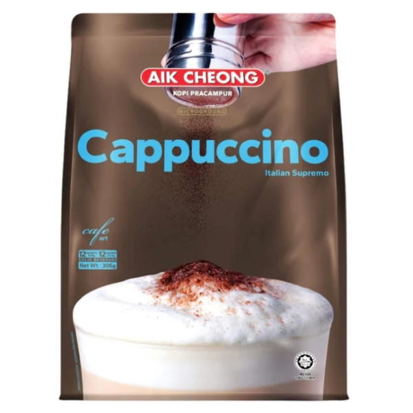 Aik Cheong 3 In 1 Cappuccino 306G - AIK CHEONG - Coffee - in Sri Lanka