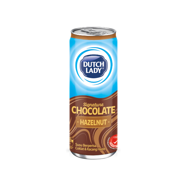 Dutch Lady Chocolate & Hazelnut Milk 240Ml - DUTCH LADY - Rtd Single Consumption - in Sri Lanka