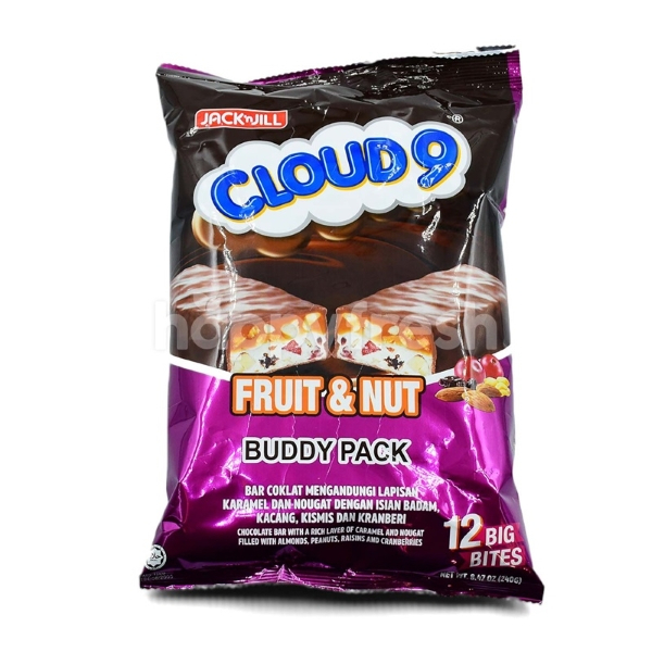 Cloud 9 Fruit & Nut Buddy Pack 240G - CLOUD 9 - Confectionary - in Sri Lanka