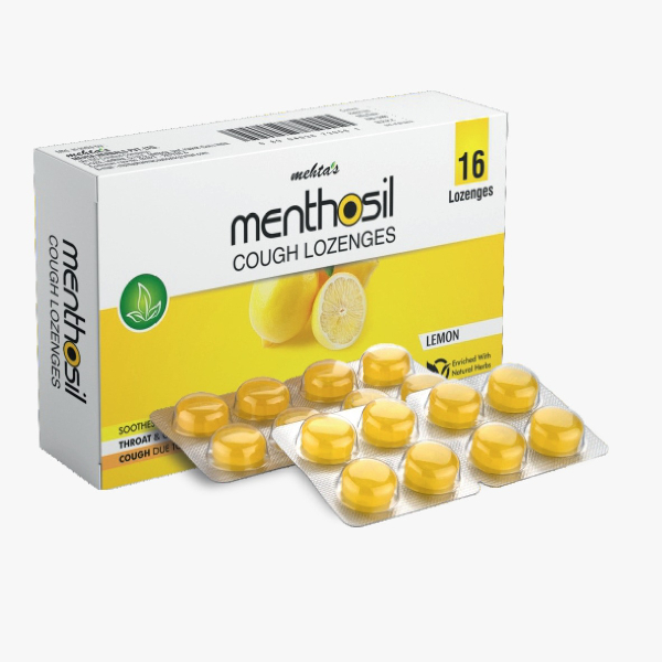 Menthosil Caugh Lozenges Lemon 24'S - MENTHOSIL - Special Health - in Sri Lanka