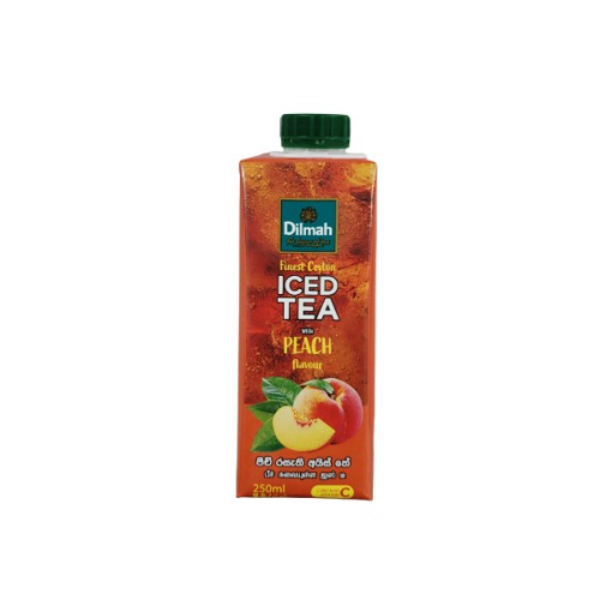 DILMAH ICED TEA PEACH FLAVOUR 250ML - DILMAH - Rtd Single Consumption - in Sri Lanka