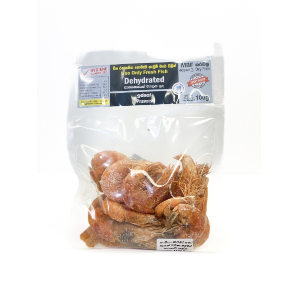 MBF PRAWNS 100G - MBF - PRESERVED / PROCESSES FISH - in Sri Lanka