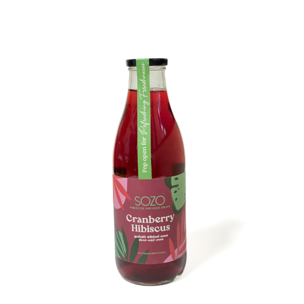 SOZO CRANBERRY HIBISCUS 1L - SOZO - Juices - in Sri Lanka