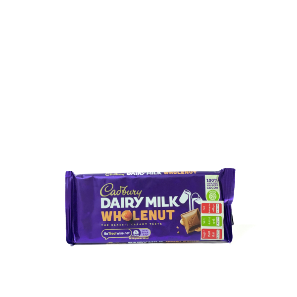 CADBURY DAIRY MILK WHOLENUT 120G - CADBURY - Confectionary - in Sri Lanka
