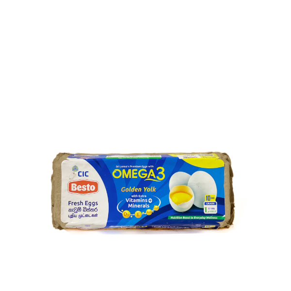 CIC BESTO OMEGO 3 EGG LARGE PACK 10S - CIC - Eggs - in Sri Lanka