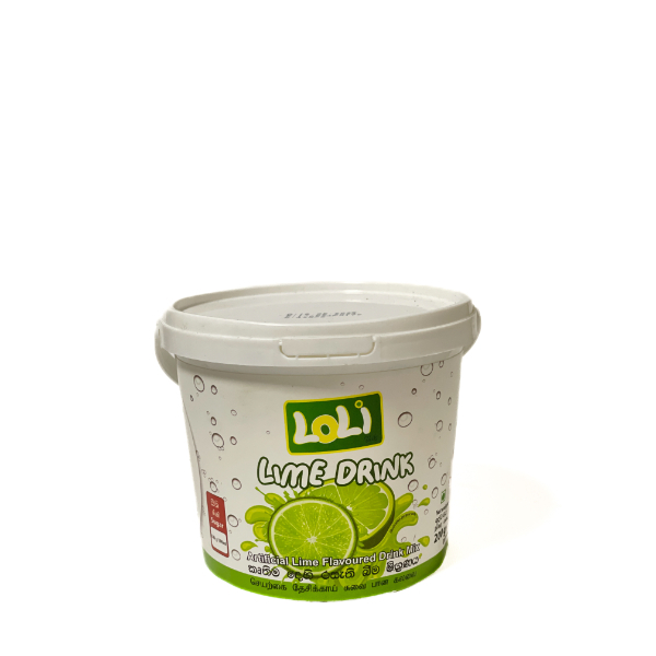 Loli Tails Instant Drink Powder Lime 200G - LOLI TAILS - Concentrated Fruit Drink - in Sri Lanka