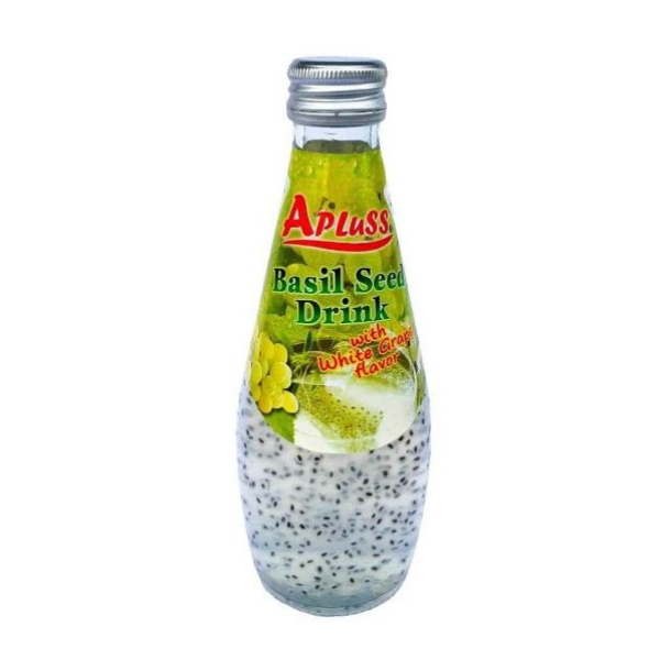 Apluss Basil Seed White Grape Drink 290Ml - APLUSS - Rtd Single Consumption - in Sri Lanka