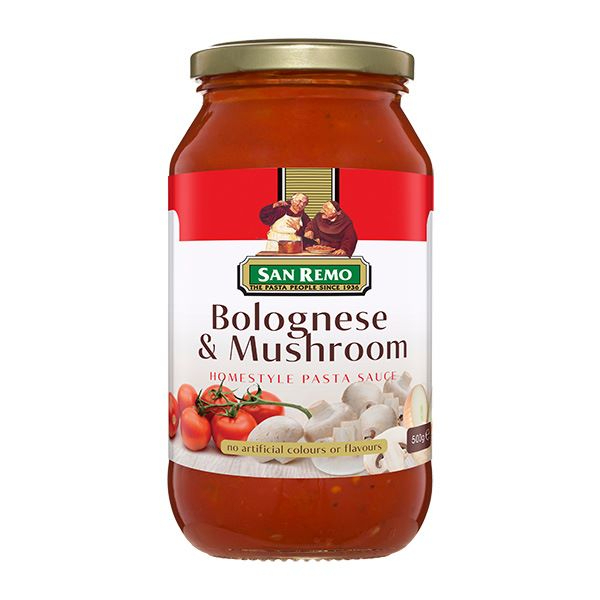 San Remo Bolognese & Mushroom Pasta Sauce 500G - SAN REMO - Pasta - in Sri Lanka