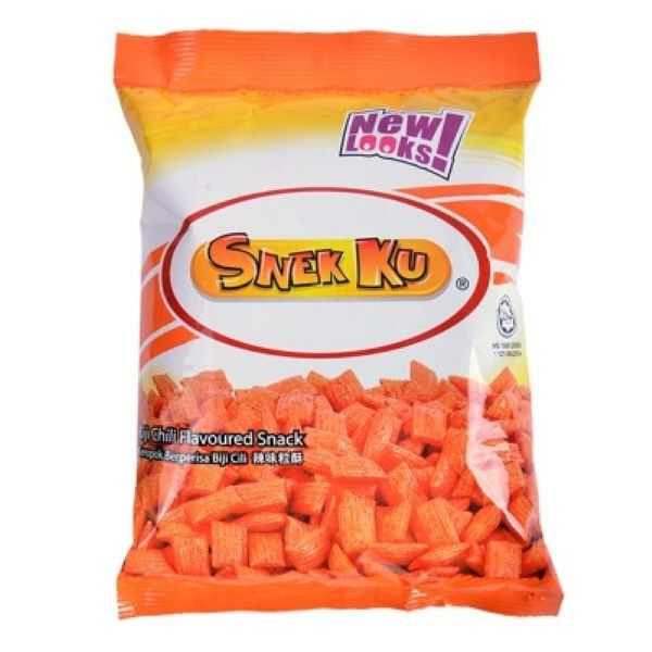 Snek Ku Garlic Chilli Flavoured Snack 250G - SNEK KU - Snacks - in Sri Lanka