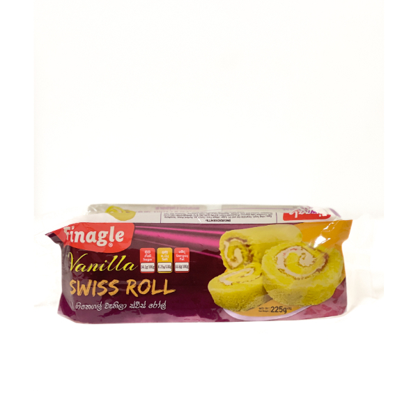 Finagle Swiss Roll Vanilla 225G - FINAGLE - Desserts - in Sri Lanka