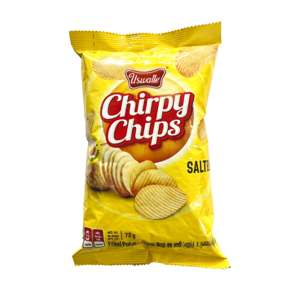 Uswatte Chirpy Chips Salted 73G - USWATTE - Snacks - in Sri Lanka