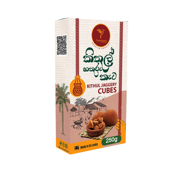 Thaprobana Kithul Jaggery Cubes Orginal 250G - THAPROBANA - Dessert & Baking - in Sri Lanka