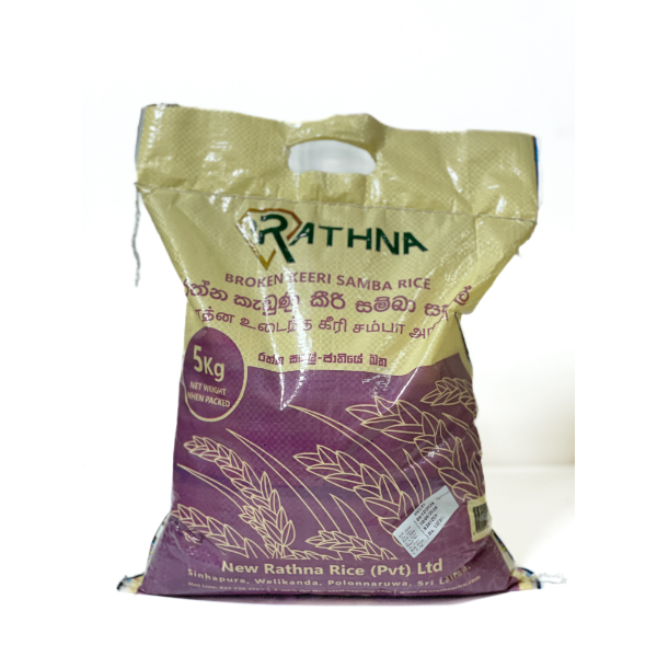 New Rathna Rice Broken Keeri Samba 5Kg - NEW RATHNA - Pulses - in Sri Lanka