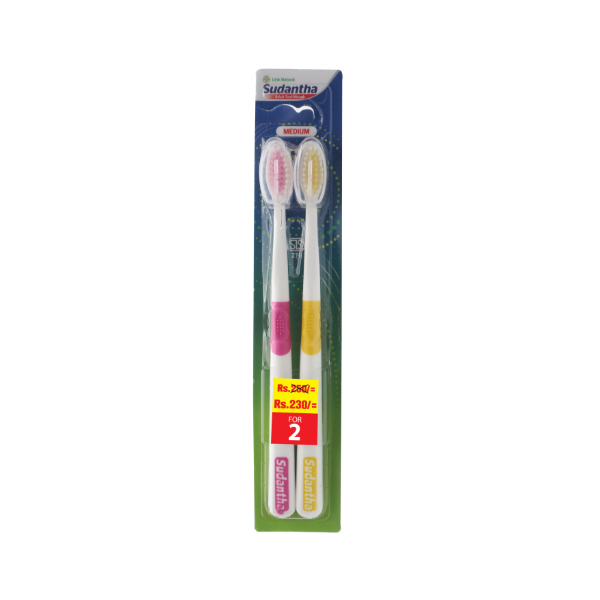 Sudantha Tooth Brush Double Promo - Sudantha - Oral Care - in Sri Lanka