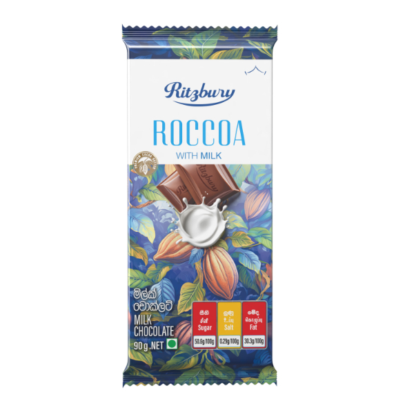 Ritzbury Roccoa Milk Chocolate 90G - GLOMARK - Confectionary - in Sri Lanka