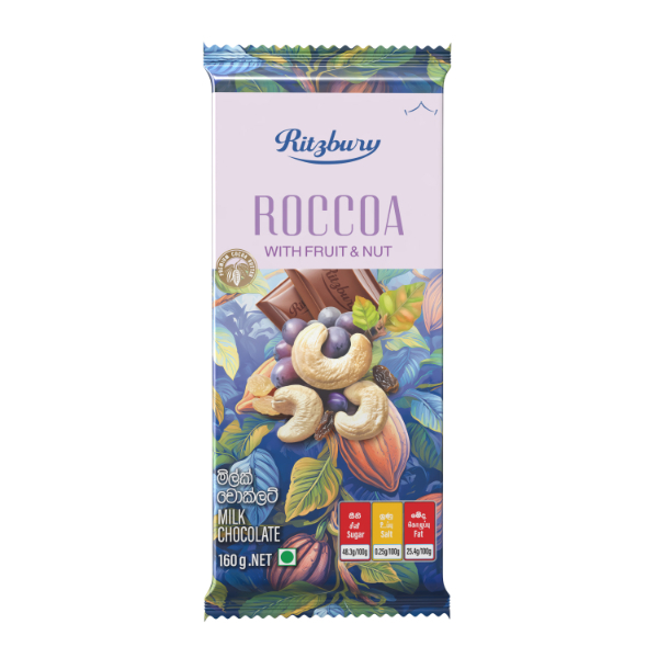 Ritzbury Roccoa F/Nut Chocolate 160G - RITZBURY - Confectionary - in Sri Lanka