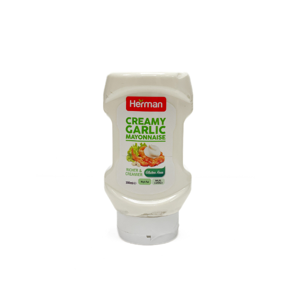 Herman Creamy Garlic Mayonnaise 300Ml - GLOMARK - Sauce - in Sri Lanka