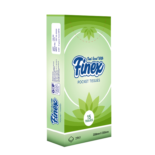 Finex Pocket Tissue 15S - GLOMARK - Paper Goods - in Sri Lanka