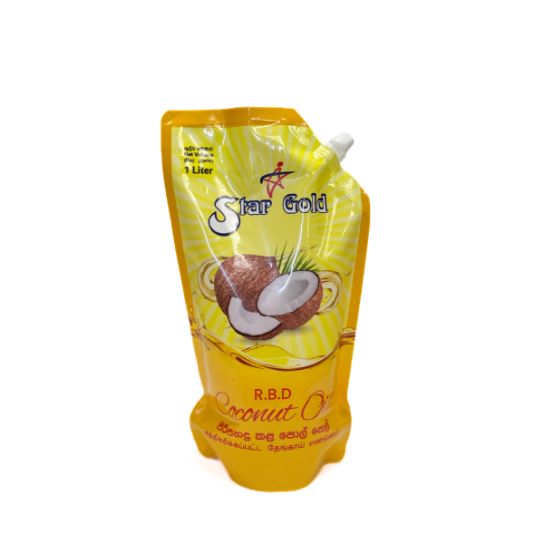 Star Gold Rbd Coconut Oil 1L - GLOMARK - Oil / Fat - in Sri Lanka