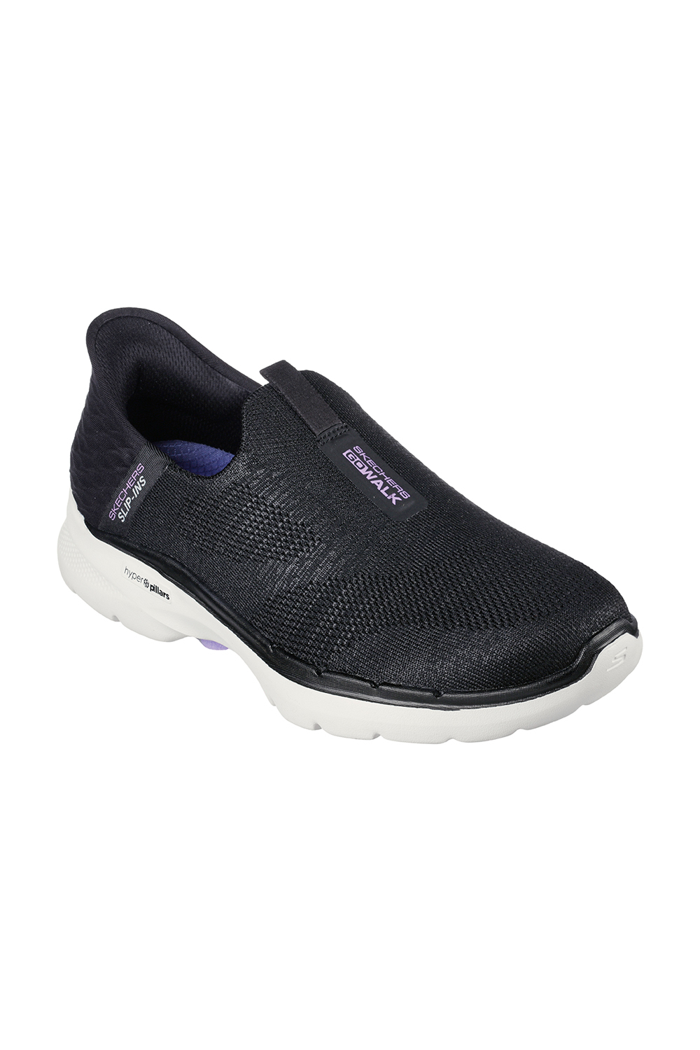 SKECHERS -124569-BKLV-GO WALK 6-WOMEN-RUNNING-SHOE | Odel.lk