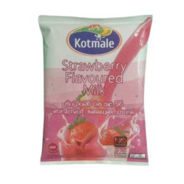 Kotmale Strawberry Milk 170Ml - GLOMARK - Rtd Single Consumption - in Sri Lanka