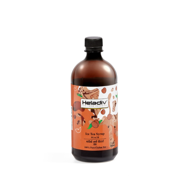 Heladiv Ice Tea Peach Syrup 350Ml - GLOMARK - Concentrated Fruit Drink - in Sri Lanka